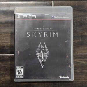 Sony PlayStation 3, PS3, The Elder Scrolls V: Skyrim. With Manual & Map